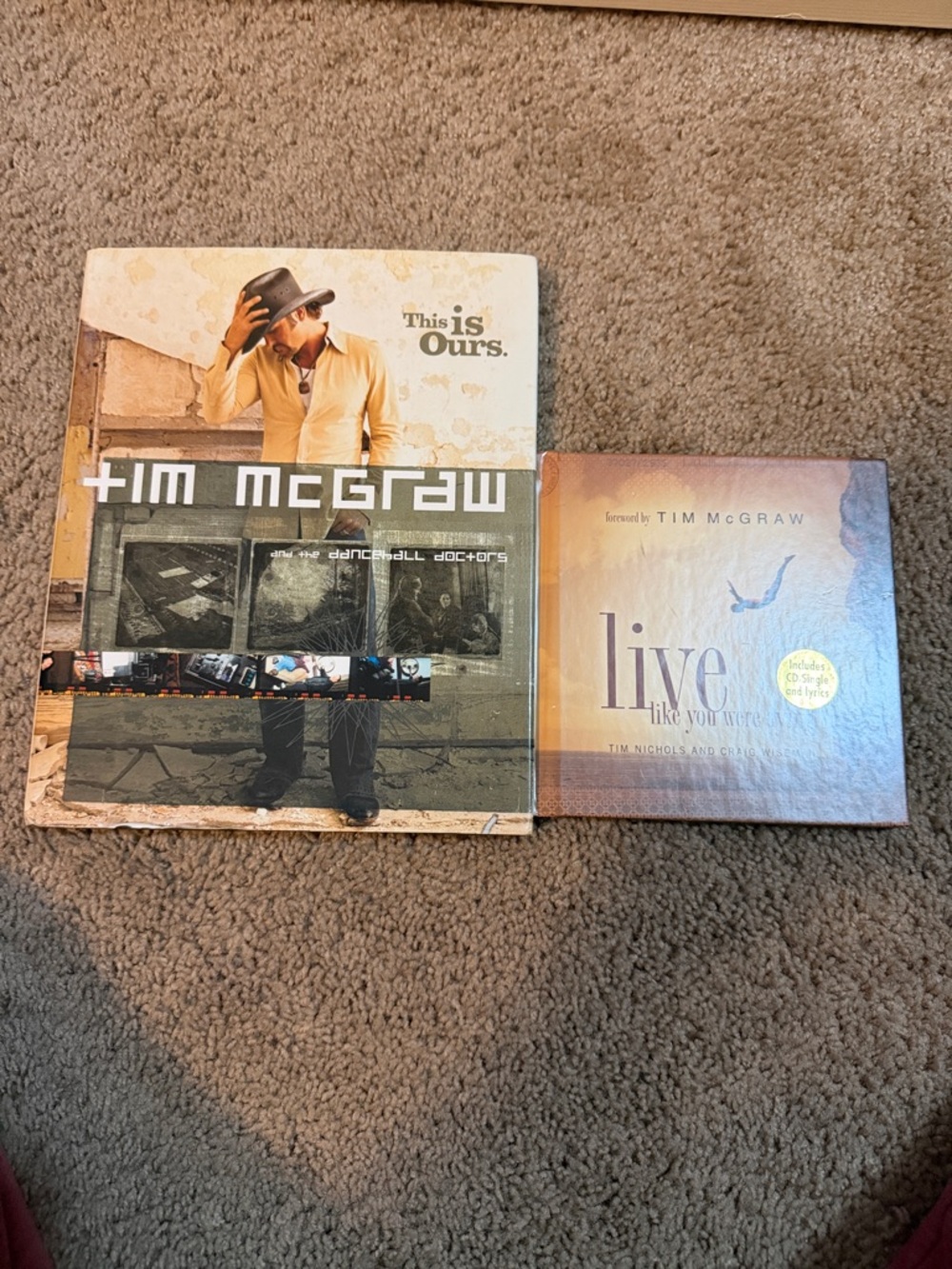 Tim McGraw 2 books w cd